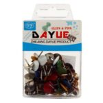 علبة دبوس مكتب ملون DYE1021