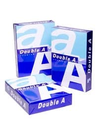 3 رزم ورق تصوير وطباعة جودة مضاعفة دبل ايه Double A
