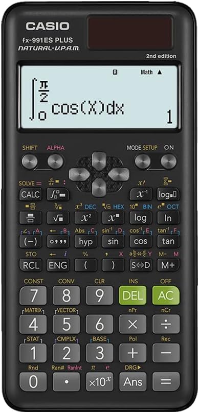 الة حاسبة رقمية من كاسيو FX-991ESPLUS-2WDTV - اسود