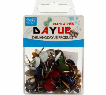 علبة دبوس مكتب ملون DYE1021